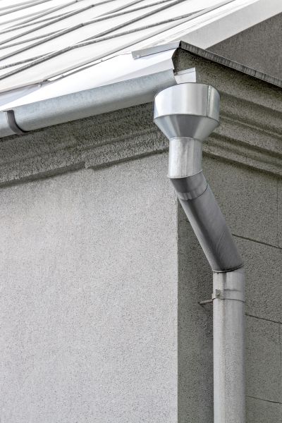Galvanized Gutter Installation in Zebulon