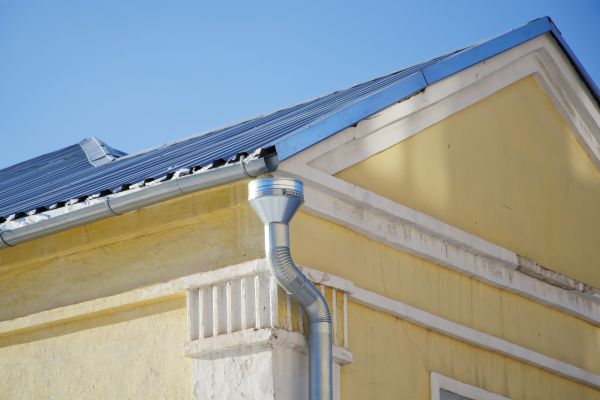Steel Downspout Installation in Zebulon