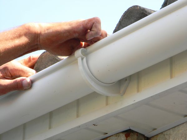 Plastic Gutter Repair in Zebulon