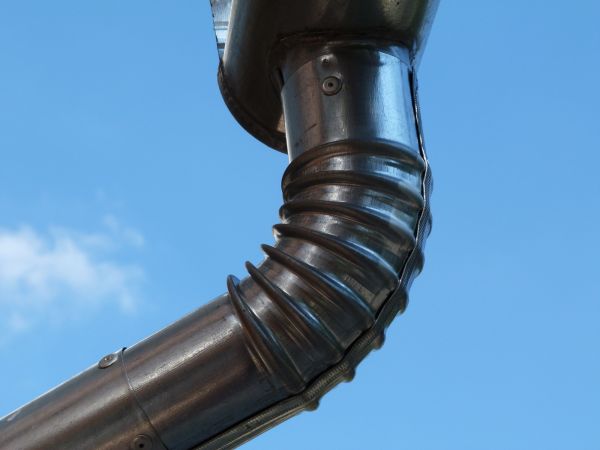Metal Downspout Installation in Zebulon