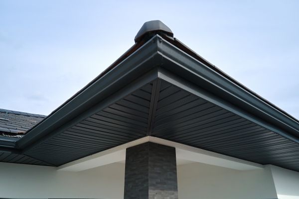 Steel Rain Gutter Installation in Zebulon