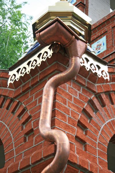 Church Downspout Installation in Zebulon
